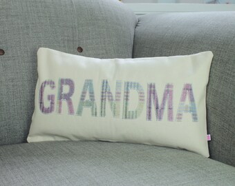 Grandma Pillow - Gift for Grandma - Personalised Cushion - Grandmother Gift - Grandparents Day - Grandma Gift - Gran Cushion