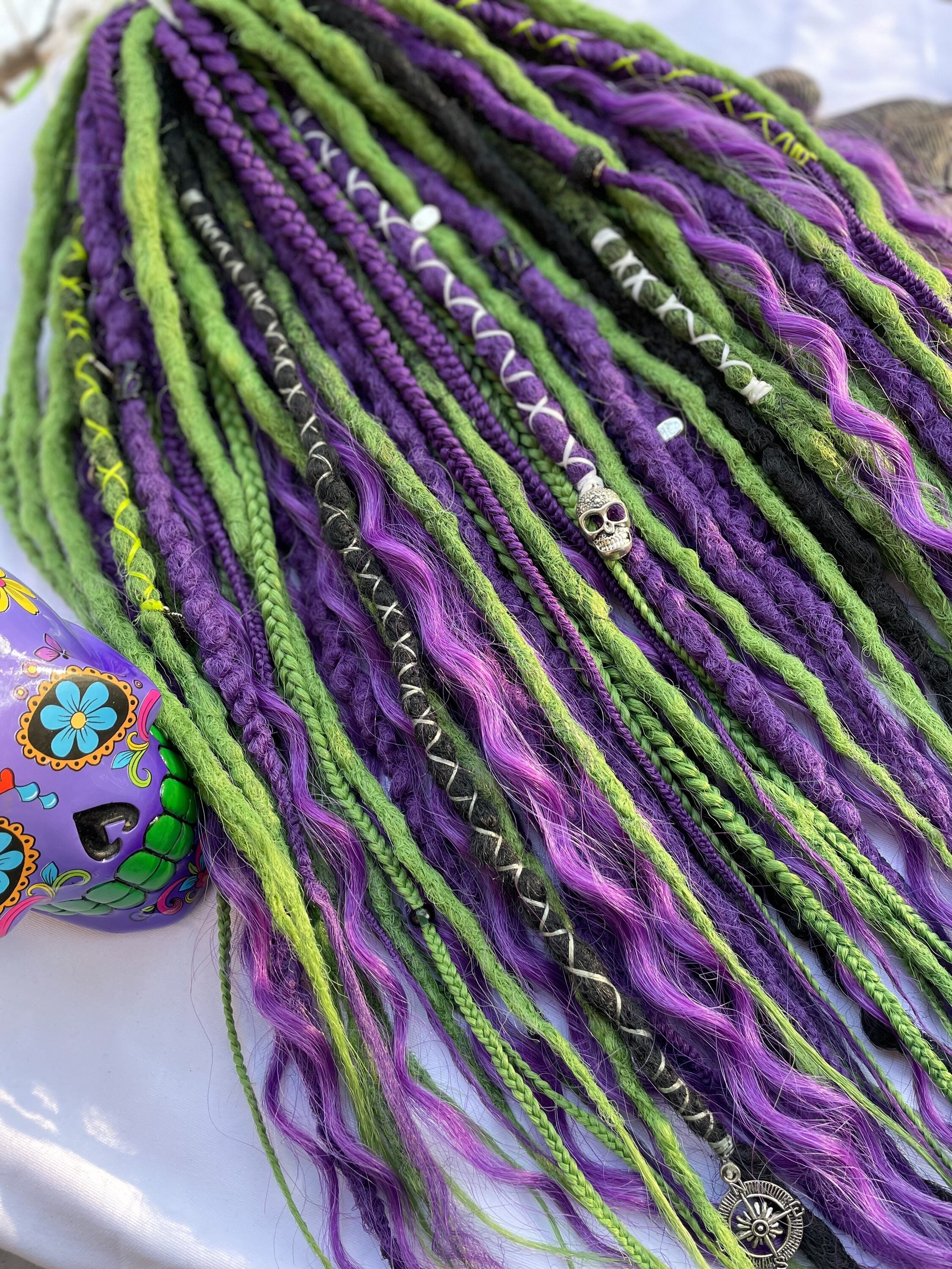 Green Dreads - Etsy