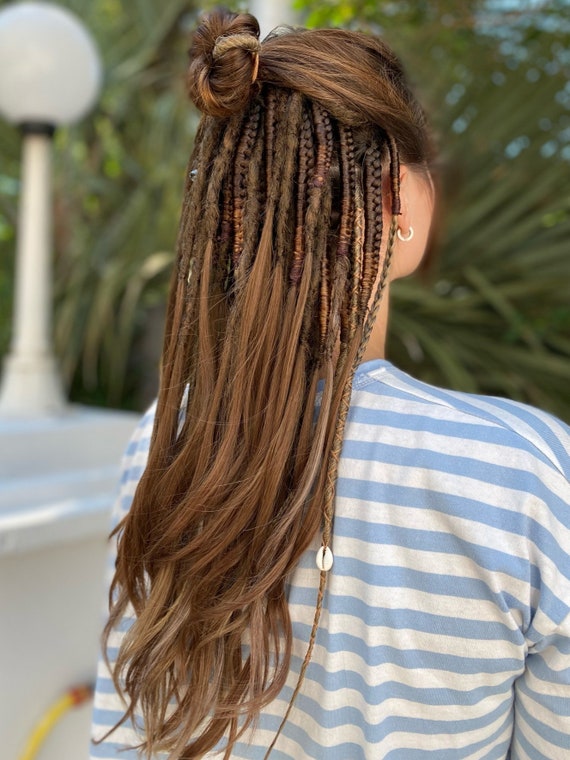 relais bezig Dwang Synthetic Dreads Island Life Set Natural Light Brown - Etsy