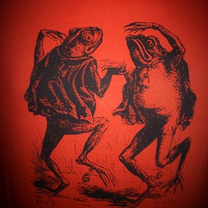 DANCING FROGS DEMONS  t shirt Bestiaire Infernal