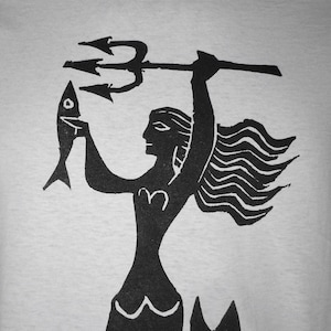マーメイドトライデント - Tシャツ - ヴィンテージサイレン