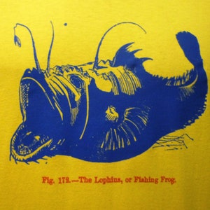 FISCHEREI FROG Weinlese-Fischer-T-Shirt