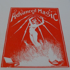 ADVANCED MAGIC vintage wizard T SHIRT