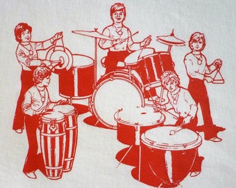 CHILDREN PERCUSSION BAND - old book t shirt