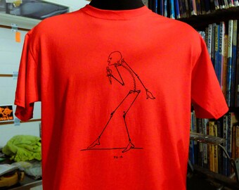 ESQUELETOS COM FACA - imagem antiga - camiseta
