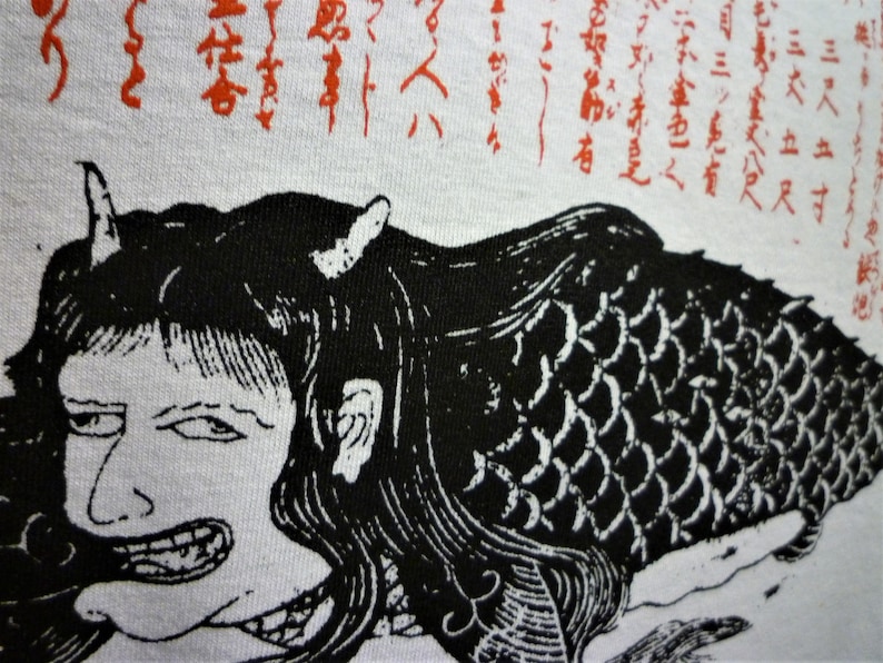 Camiseta Sereia Japão Vintage Sereia imagem 4