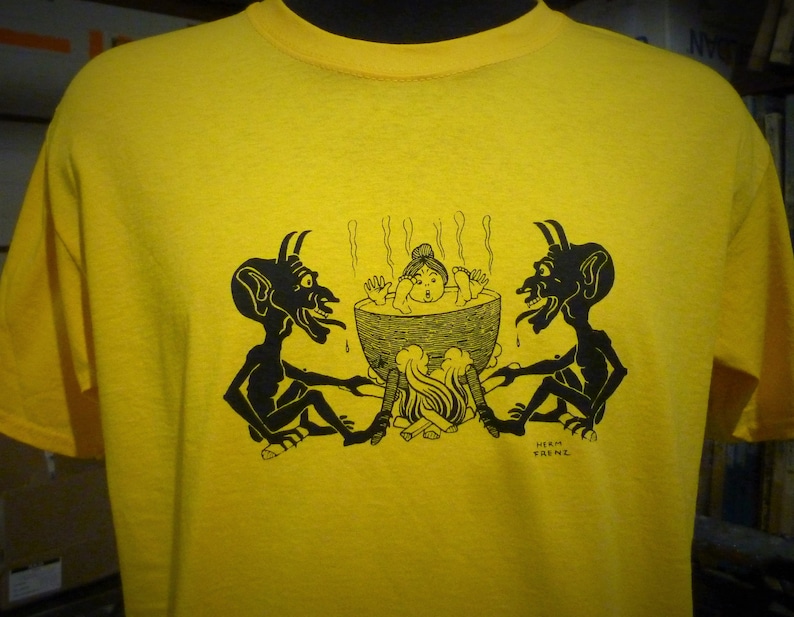 Cannibals Devil vintage comic t shirt image 3