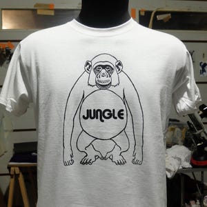 JUNGLE Gorillar - old image book - t shirt