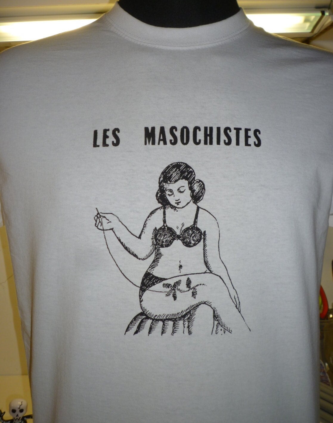 MASOCHISME FETISJ VINTAGE t shirt afbeelding foto