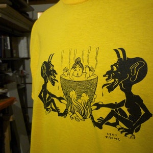 Cannibals Devil vintage comic t shirt image 2