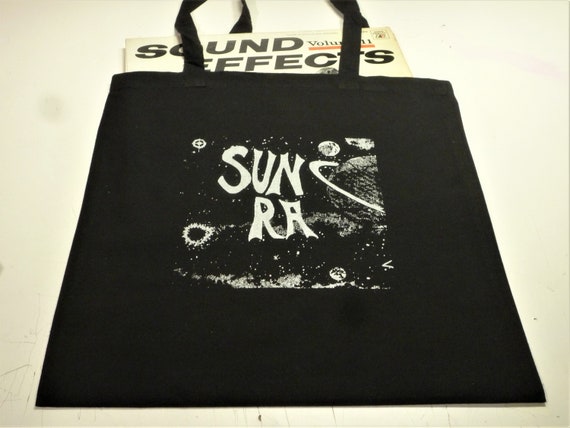 SUN RA- Tote Bag Perfect for Your Vinyl Lp's 100% Coton-screen