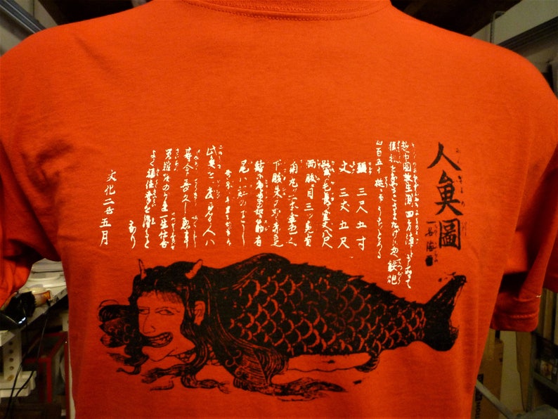Camiseta Sereia Japão Vintage Sereia imagem 3