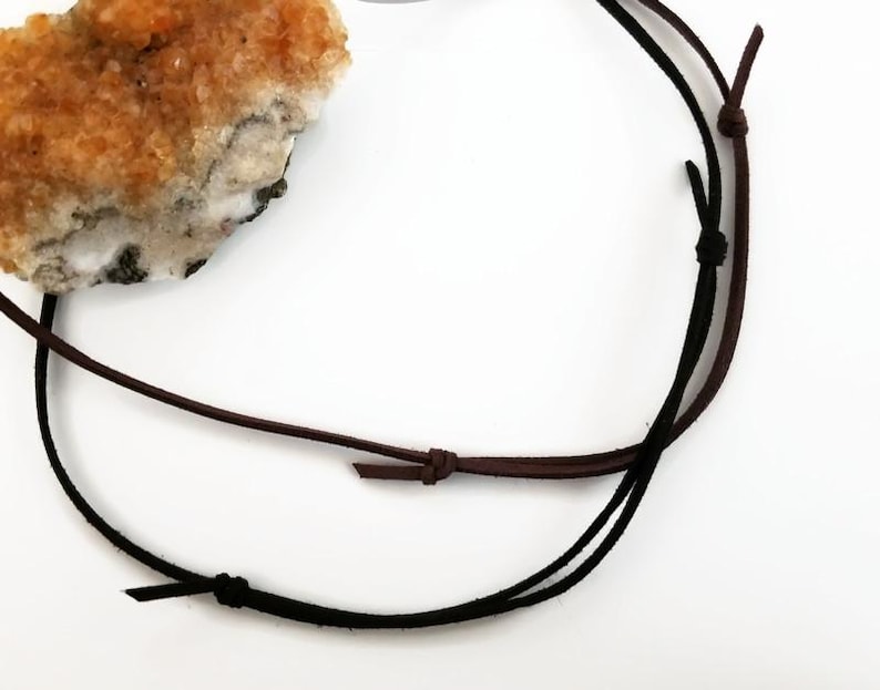 Lemurian Crystal Necklace in Gold | High Frequency Stone | Rare High Vibration Crystal | Lemurian Quartz Pendant bild 9