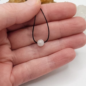 Adjustable Moonstone Necklace, Rainbow Moonstone Choker, Crystal Choker Necklaces, Layering Necklace