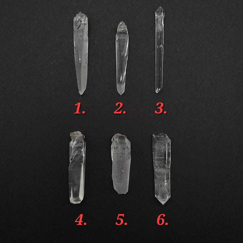 Lemurian Crystal Necklace in Gold | High Frequency Stone | Rare High Vibration Crystal | Lemurian Quartz Pendant bild 2
