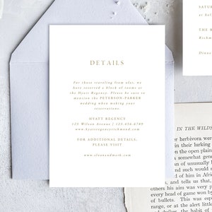 Simple Details Template | 100% editable details template you can customize online with Templett and print in minutes | Sloan