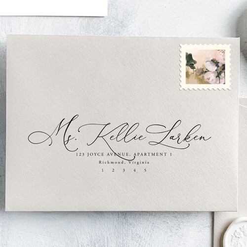 Printable Envelope Addressing Template Wedding Envelope - Etsy