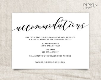 wedding registry card wedding info card download registry etsy
