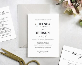 wedding invitation set printable wedding invitations for etsy