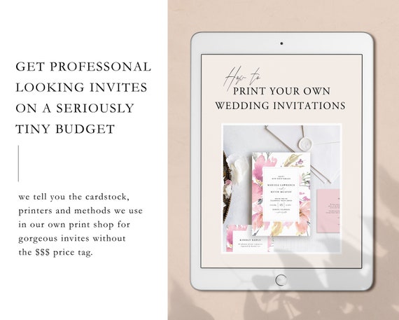 tiny prints wedding invitations