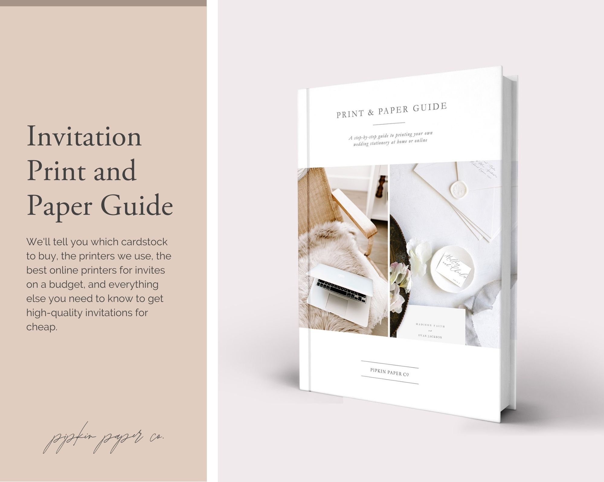 How to Print Your Wedding Invitation Template With This - Etsy