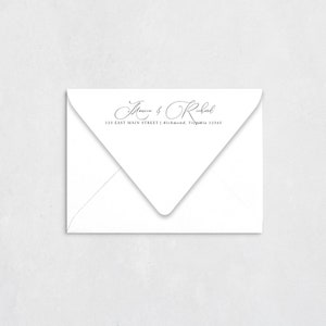 Calligraphy Wedding Envelope Template No need for a calligrapher with this 100% editable envelope address template in Templett Harry image 4