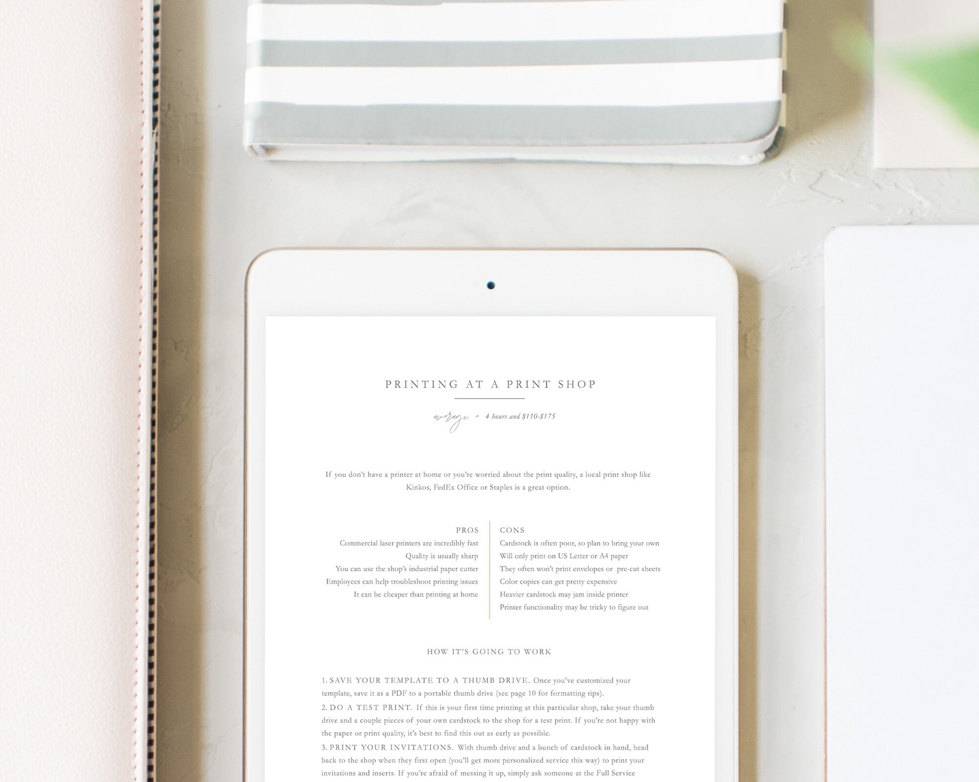 How to Print Your Wedding Invitation Template With This - Etsy