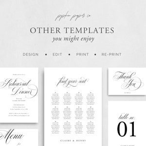 Information Card Template | Printable Wedding Details Card Made Online ...