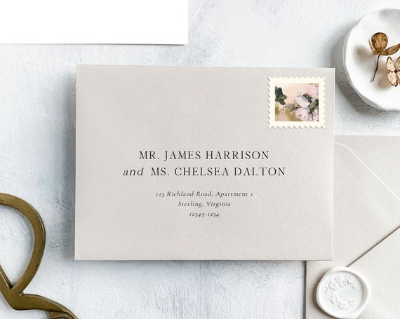 How to Address Wedding Invitation Envelopes - Fine Day Press
