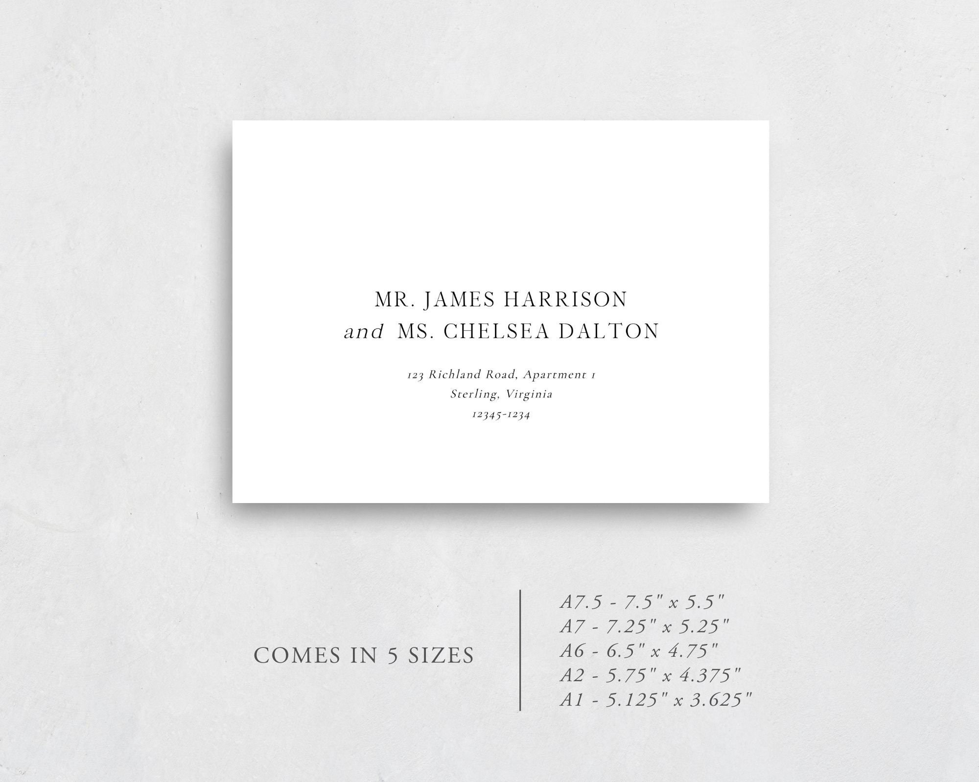 Wedding Envelope Template Give Your Invitation Envelopes the Professional  Treatment With This 100% Editable Address Template Harrison 
