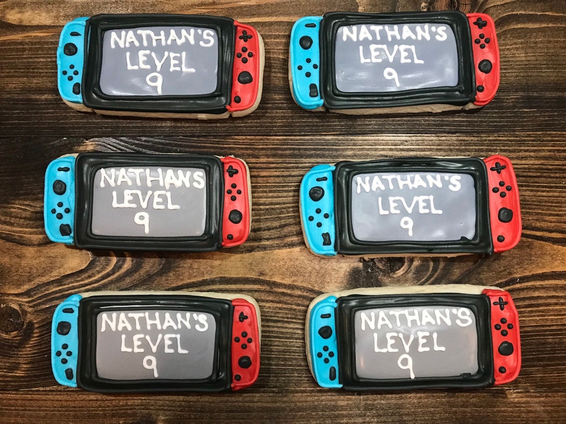 Nintendo Switch Cookies Etsy
