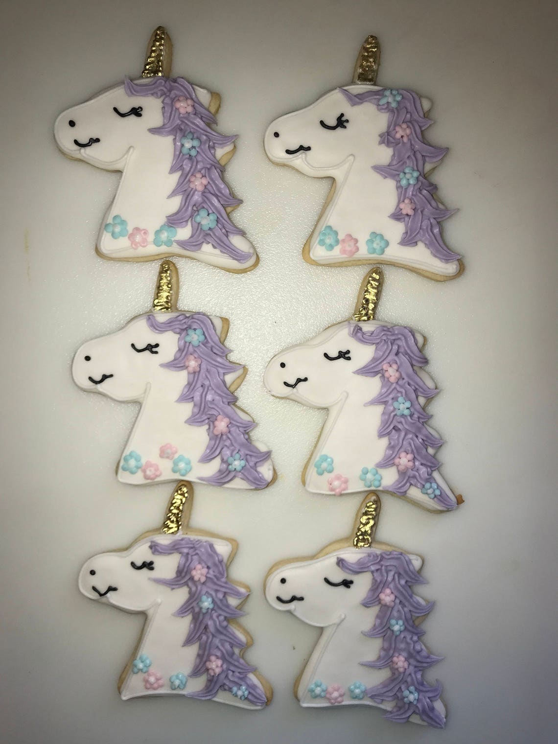 Unicorn Decorated Cookies one dozen Etsy
