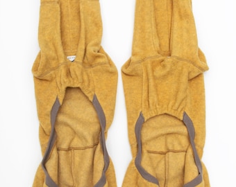 Versión WIDE & WARMTH / Ropa para galgos italianos, pijamas de forro polar, mono, pelele, mono