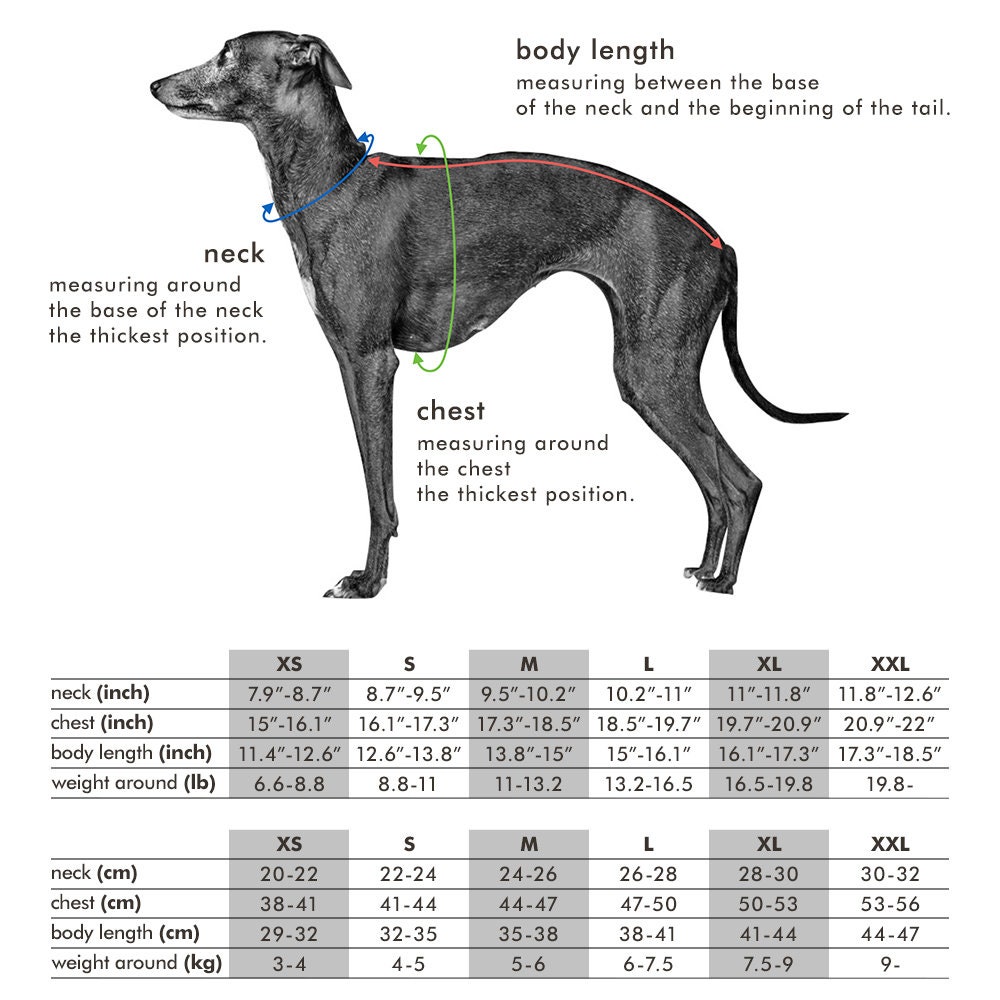 Italian Greyhound Clothing Fleece Etsy UK