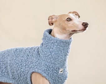 Italian Greyhound Clothing, Popcorn Wool Blended Knit Vest [LIGHT BLUE]