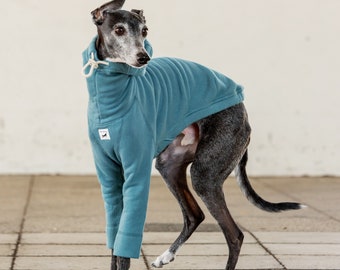 Italian Greyhound Clothing, Hoodie, Hoody, Hooded Sweatshirt, Hooded Jumper, Cotton100% [EUCALYPTUS]