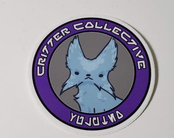 Critter Collective Vulptex 2" Vinyl Sticker