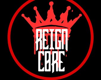 Reign Core 2.5" Vinyl Sticker (Bleeding Crown)