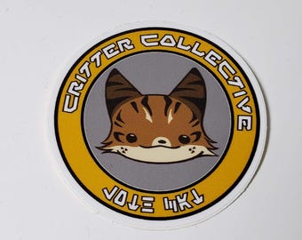 Critter Collective Loth Cat 2" Vinyl Sticker