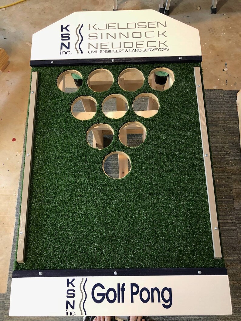Custom Golf Pong Drinking Game Etsy