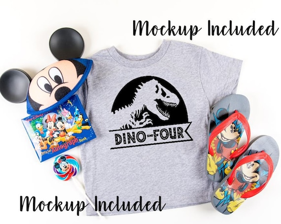 Dino-Four svg, Mockup Included, 4th birthday svg, instant file 4th Birthday shirt, Dinosaur 4 svg, Four year old Shirt, Cricut, PNG, JPEG
