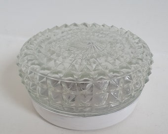 Ceiling Lamp clear glass 1960s