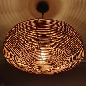 Bamboo Pendant lamp rattan