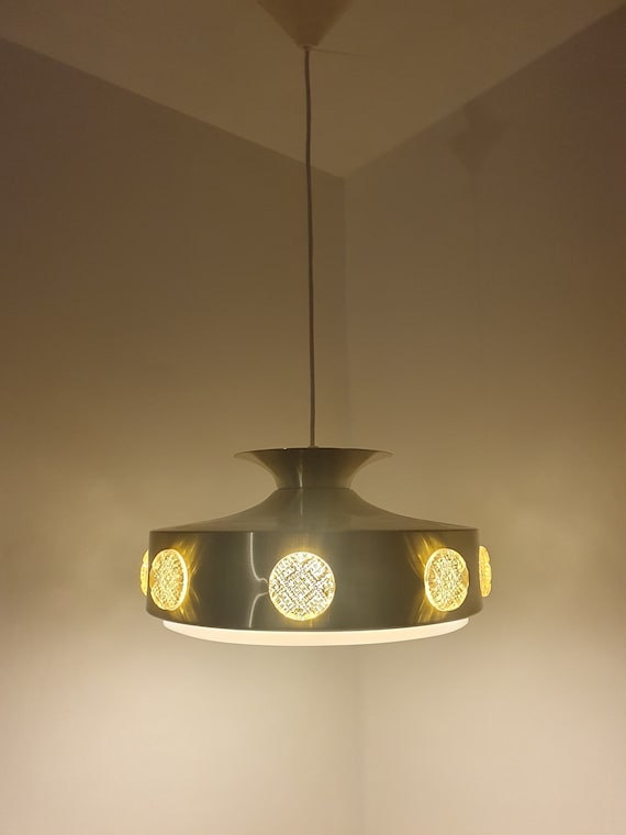 Danish vintage Pendant Lamp 15.7 inch 40 cm by Vitrika