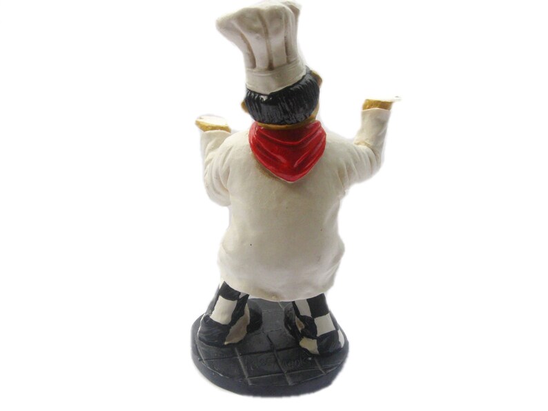 Vintage 12 HandPainted Chef Sculpture Statue Figurine Etsy