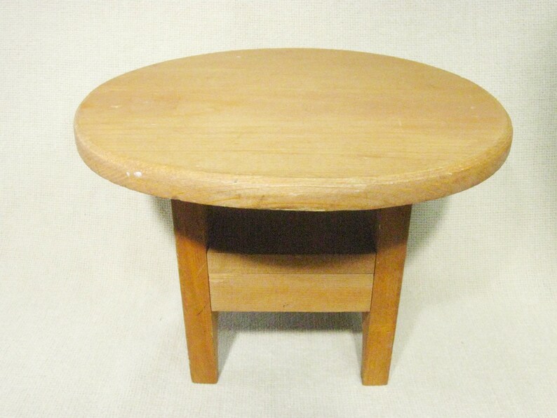 Vintage Tilt Top Table Chair Doll Bear Size Dollhouse Etsy