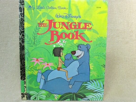 Walt Disney The Jungle Book 1967 A Little Golden Book Etsy Walt Disney The Jungle Book 1967 A Little Golden Book Etsy