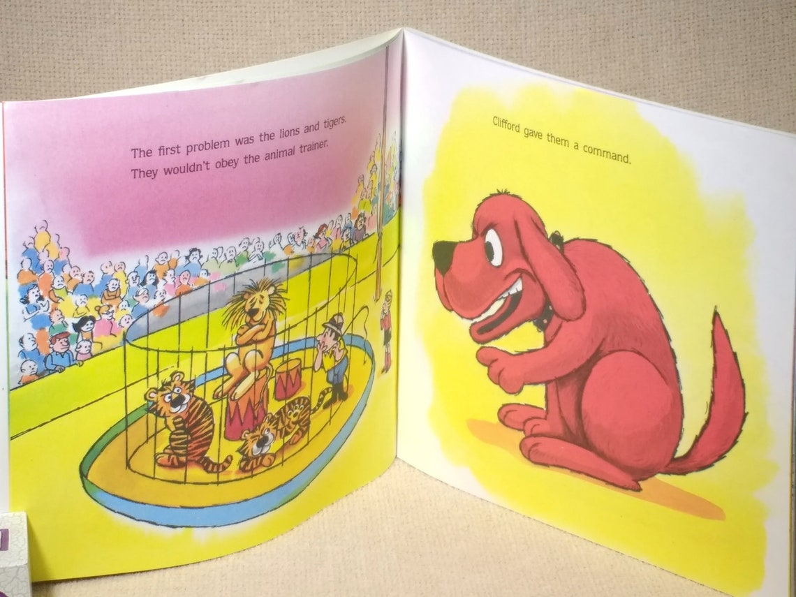 Clifford the Big Red Dog Picture Books Clifford and the Big Etsy