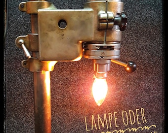 Dekolampe Ständerbohrmaschine Vintagelampe Upcycling