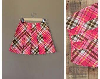 wrap mini skirt 80s